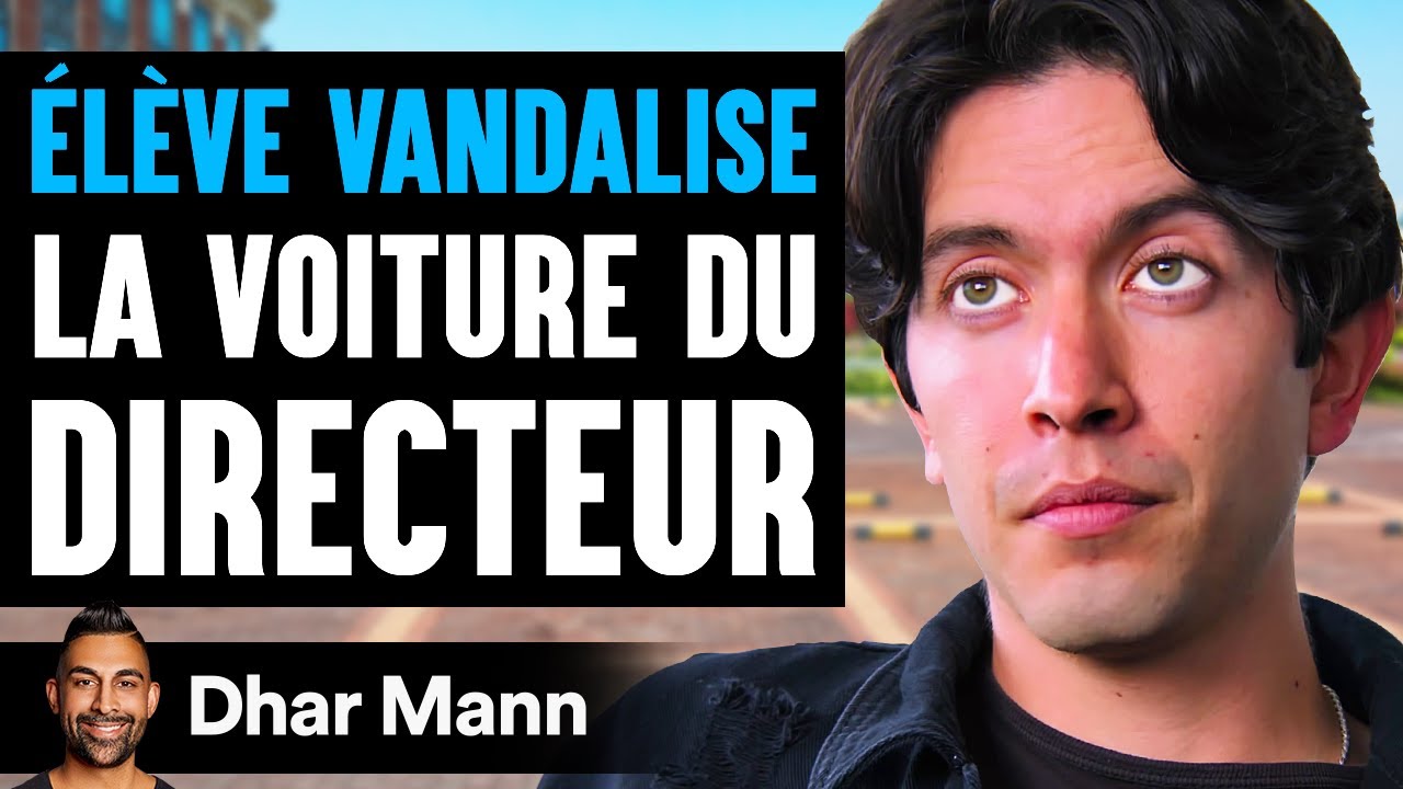 Un Élève Vandalise La Voiture Du Directeur | Dhar Mann Studios