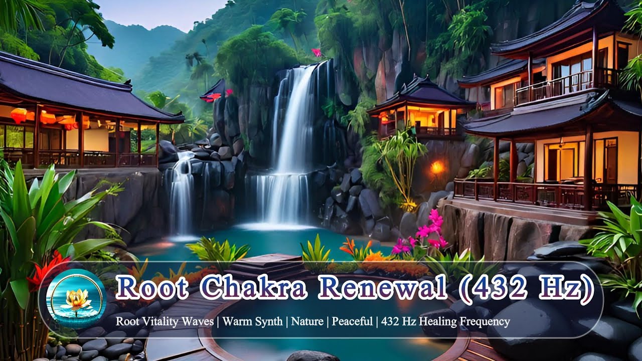 432 Hz Healing Frequency | Root Vitality Waves | Warm Synth | Nature | Peaceful | Pure Relaxation