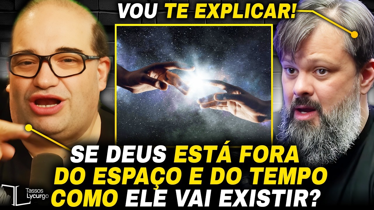 EXPLICANDO A EXISTÊNCIA DE DEUS PARA ATEU Com Tassos Lycurgo e Serjão dos Foguetes, Sergio Sacani