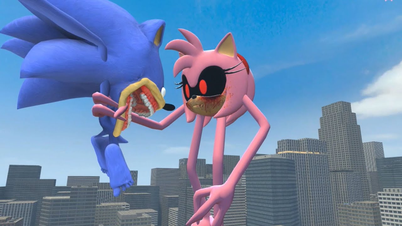 NEW SONIC AMY ROSE NIGHTMARE INNYUME SMILEY'S VS ALL SHIN SONIC TAPES AND OTHER in Garry's Mod!!!