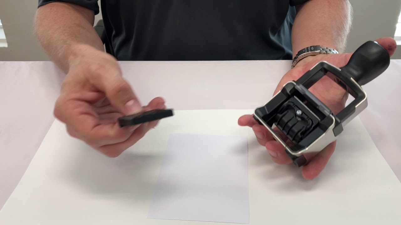 Trodat Professional 4.0 Ink Cartridge Change