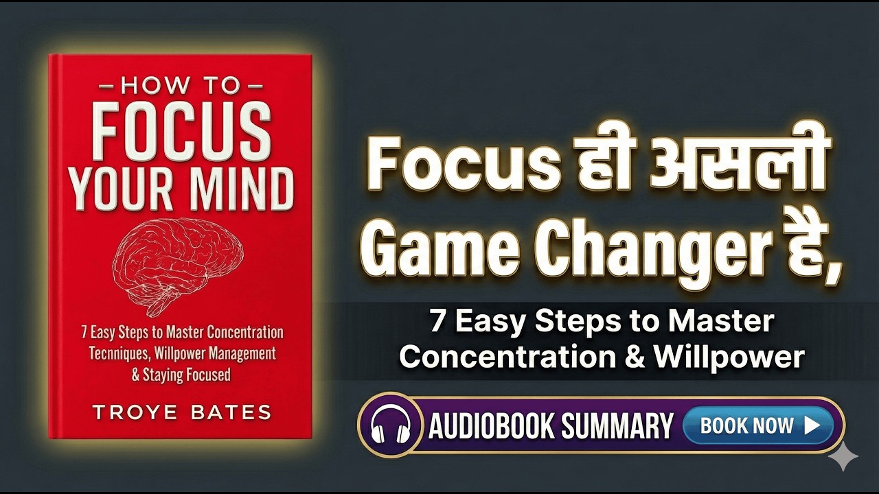 STOP Getting Distracted! 🧠 7 Easy Steps to Master Your Focus & Willpower