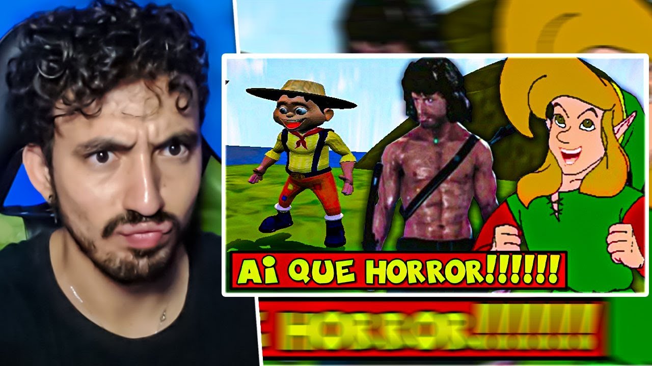 Os PIORES JOGOS do MUNDO! 🤮 💩 🎮 - Vicio Nerd | Leozin React