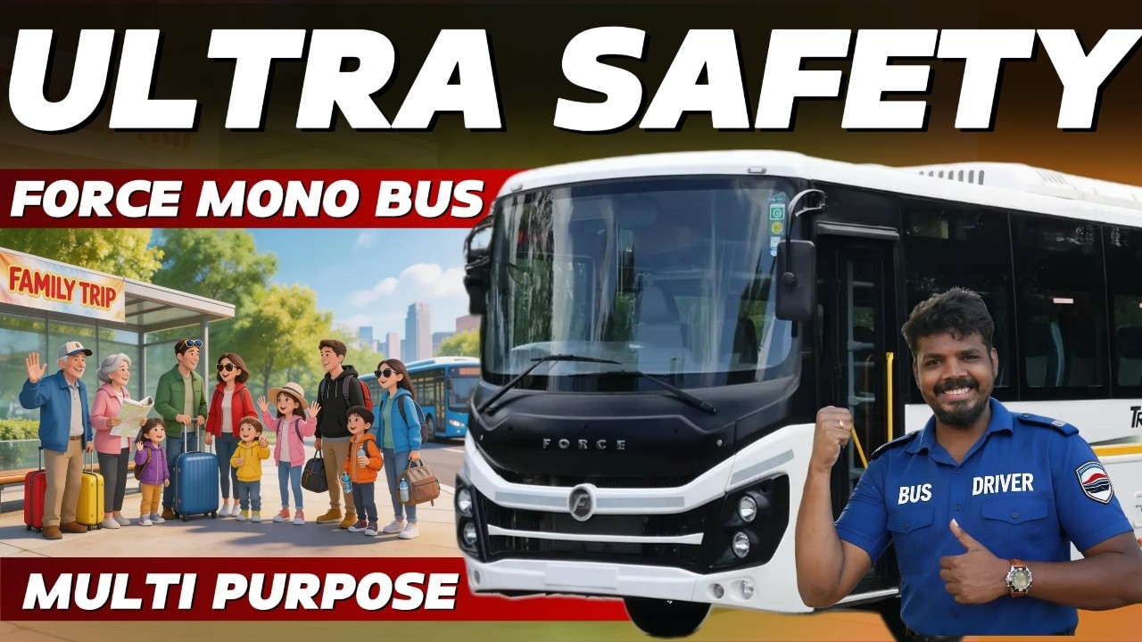 மக்கள் பாதுகாப்புக்கு நம்பிக்கையான BUS 🔥 Force Mono Bus #megamachinestamil