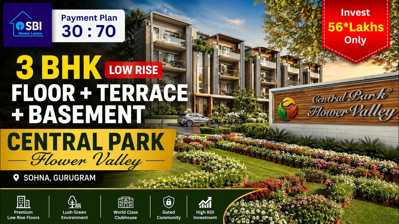Polo Reserve Sohna | Luxury Floors Inside Central Park Flower Valley | Sector 33 Sohna Property