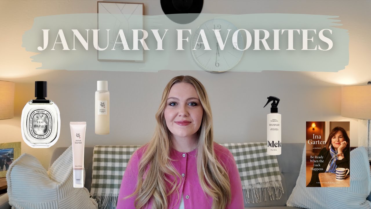 JANUARY FAVORITES ✨ skincare, makeup, hair, + more