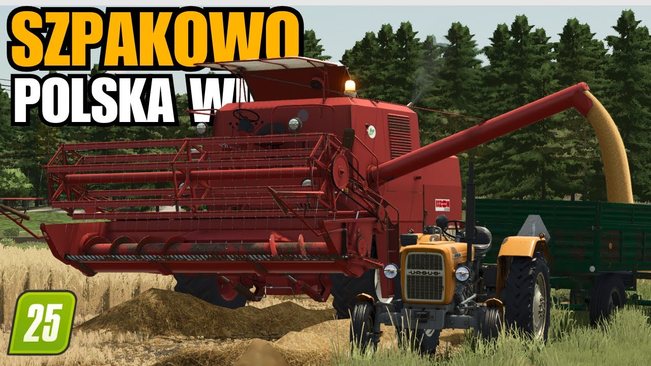 Żniwa pszenżyta🌾✅Szpakowo - Polska wieś🧑‍🌾FS25🔥#19