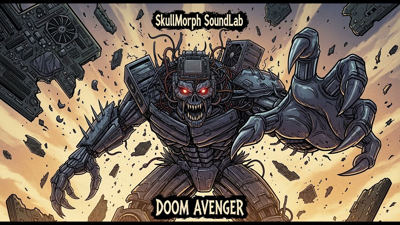 SkullMorph SoundLab - Doom Avenger (Official Audio) #ModernMetal #TrapMetal  #numetal #MetalRap