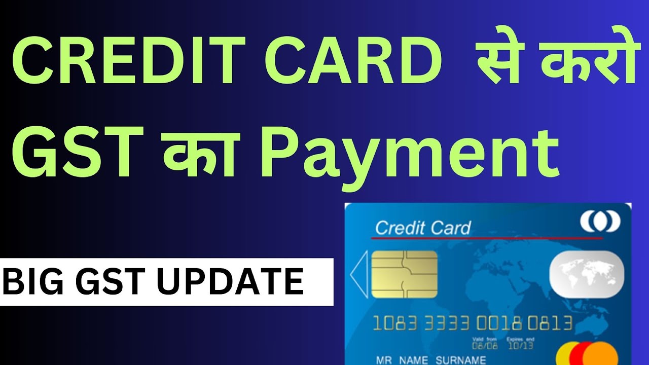 Now Pay GST through Debit and Credit card ft @legaltaxin