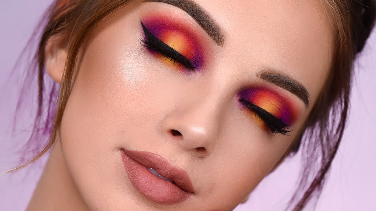 SUNSET Smokey Eye with New Power Pigments | Makeup Tutorial