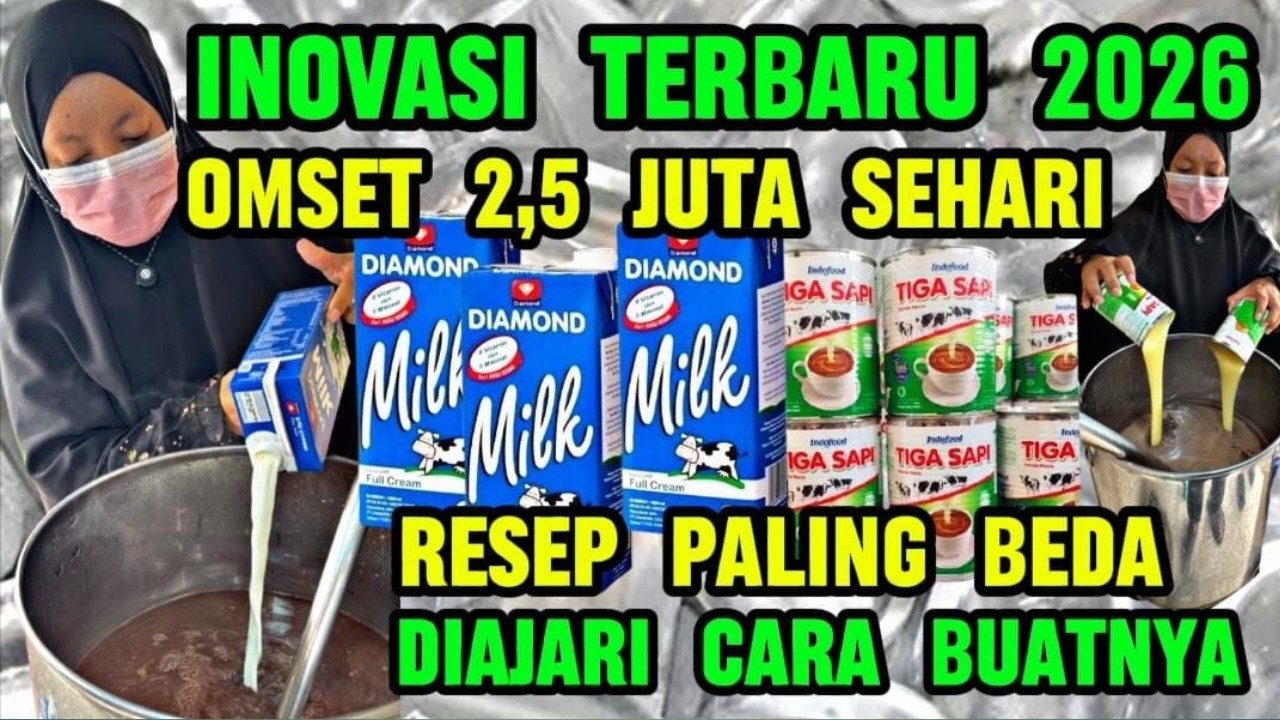 RESEP PALING BEDA - IDE USAHA ES BUKAN MUSIMAN OMSET 2,5 JUTA SEHARI DIAJARI CARA BUATNYA