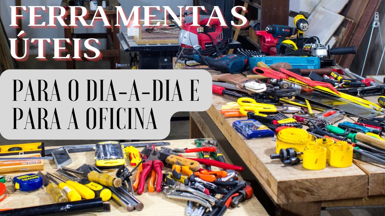 FERRAMENTAS ESSENCIAIS PARA SE TER EM CASA E NA OFICINA | GUIA 118