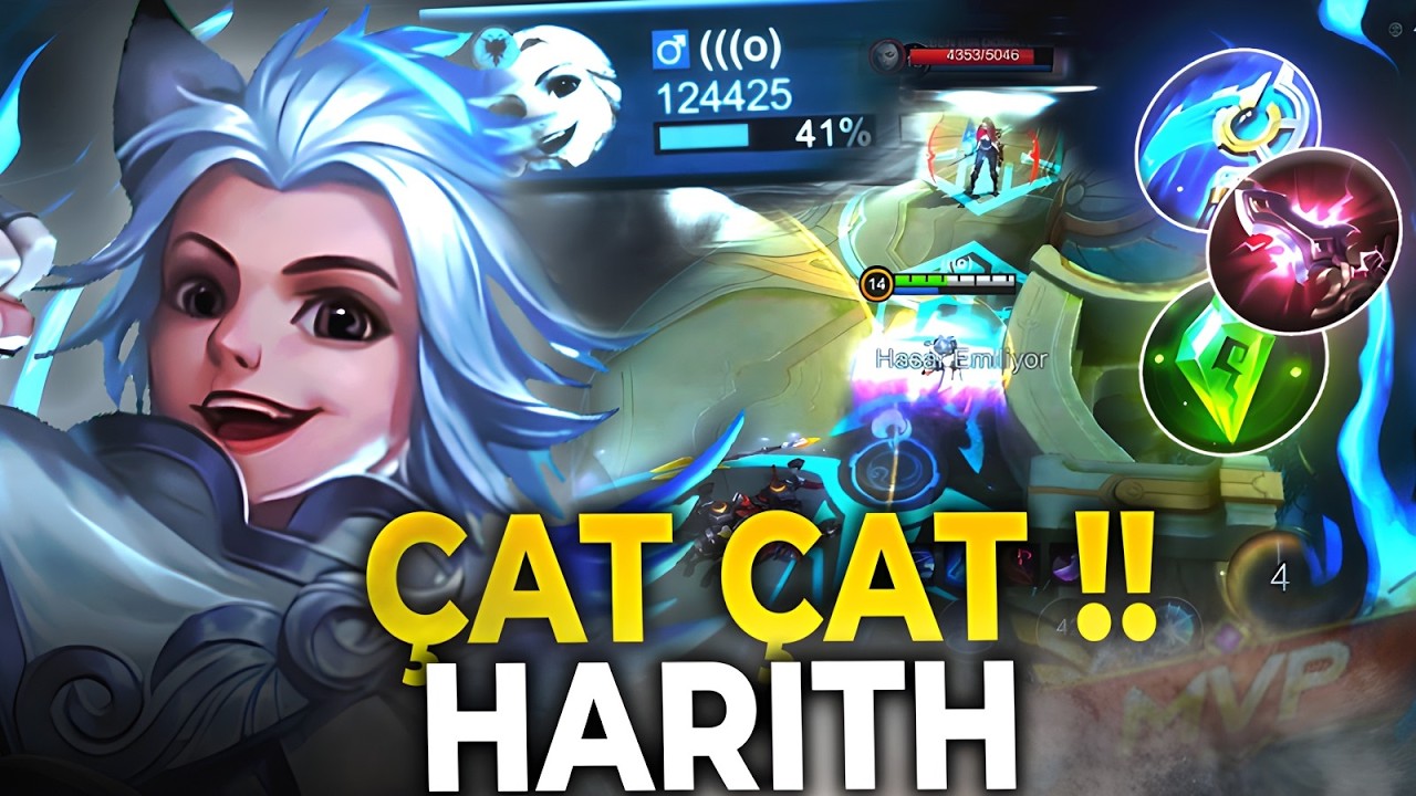GERİ DÜŞTÜĞÜM MAÇTA TAKIMA HELAL DEDİRTTİM HARİTH ADC - Mobile Legends