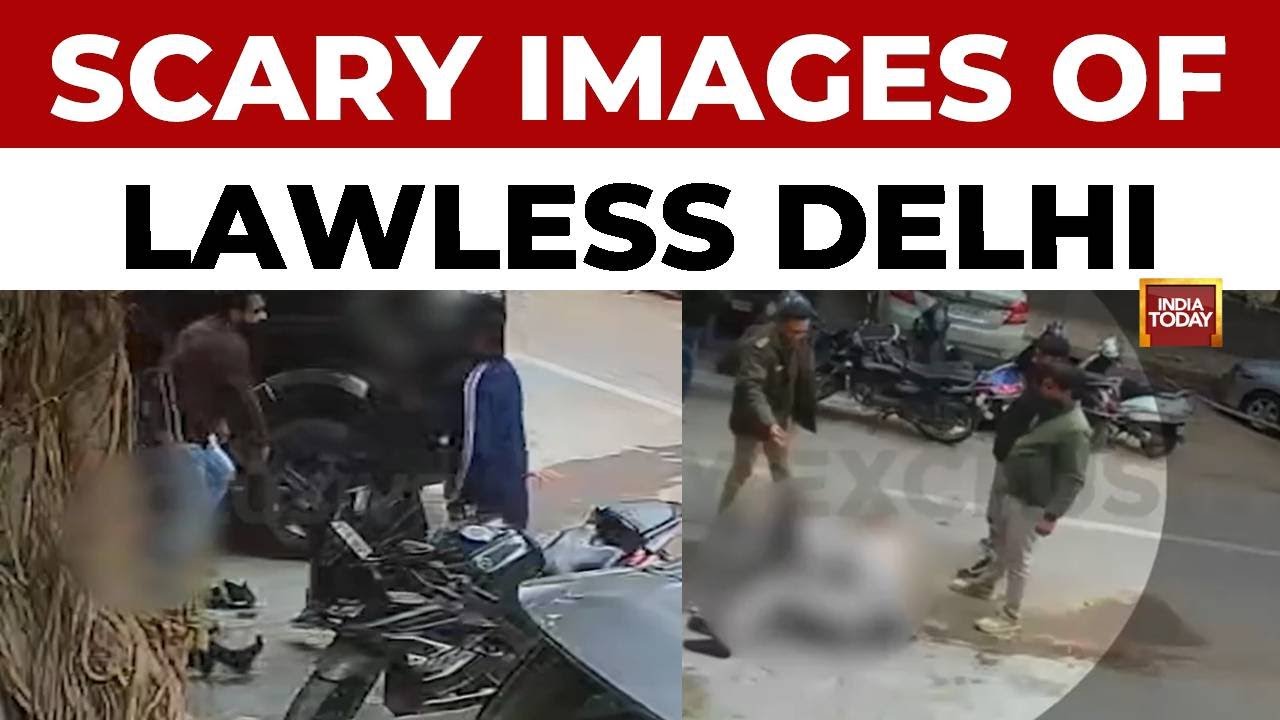 Shocking CCTV Footage Reveals Brutal Attack on Family in Delhi's Laxmi Nagar | India Today News