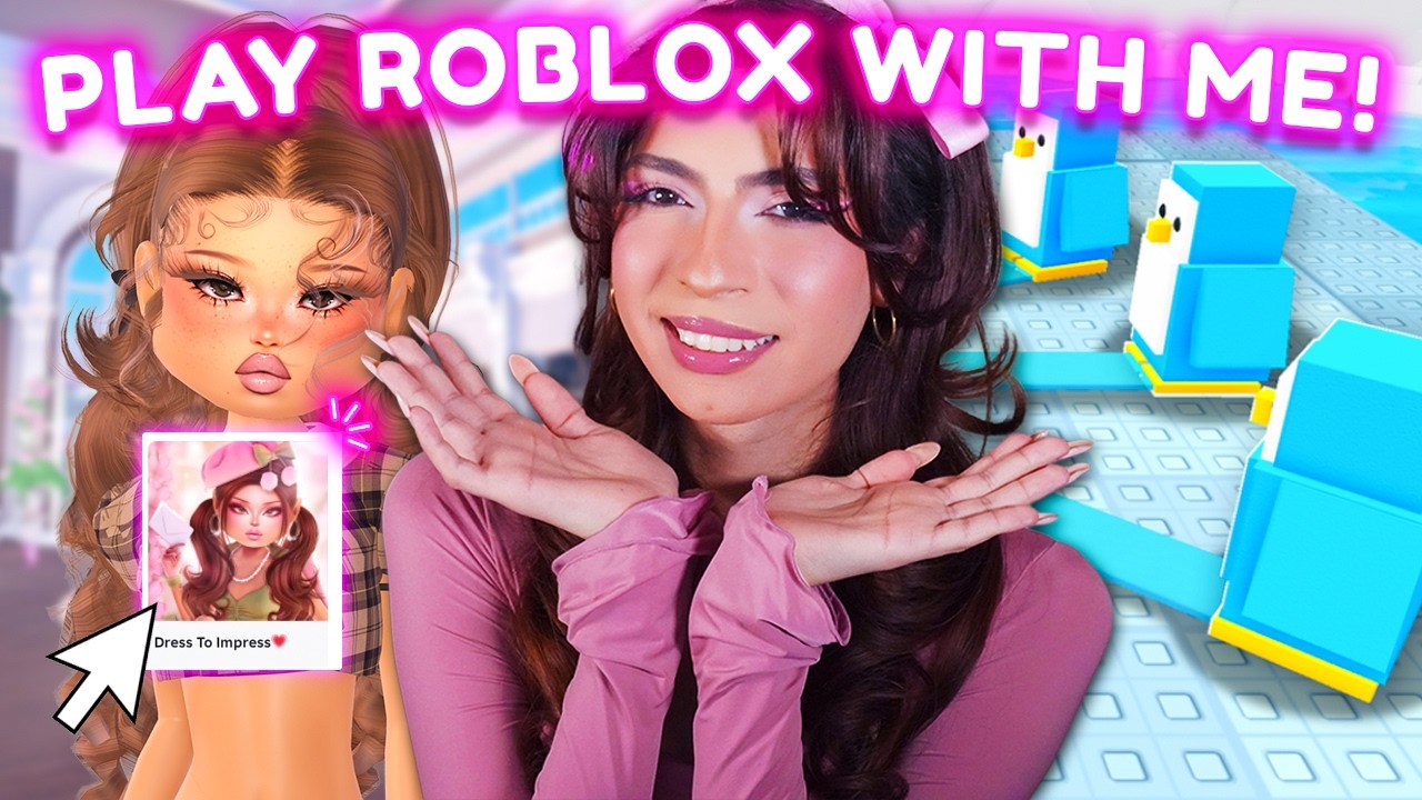 💗😘VALENTINES DAY UPDATES? Come Play Roblox with Me!! (KNOCKOUT + DRESS TO IMPRESS)