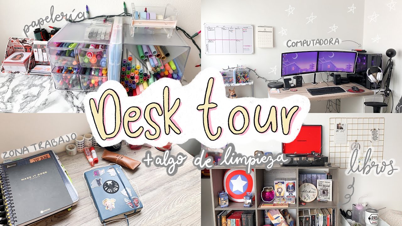Tour por mi escritorio: zona de trabajo y estudio actualizada