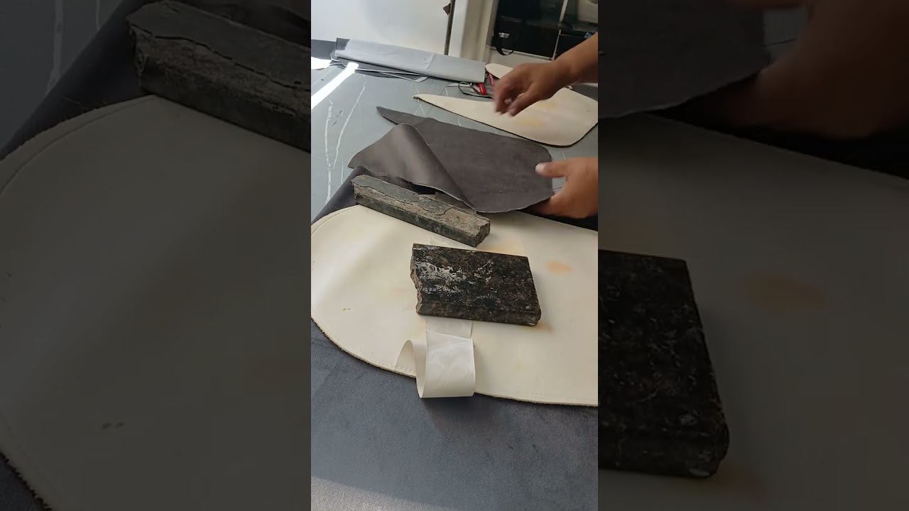 Cortando base para fazer jogos de banheiro de forma prática!!