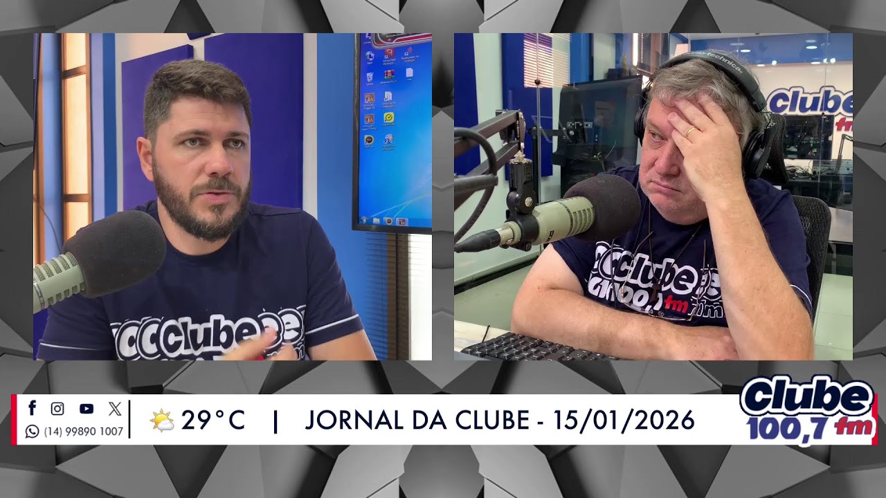 Jornal da Clube - 15/01/2026 - Edição do Almoço
