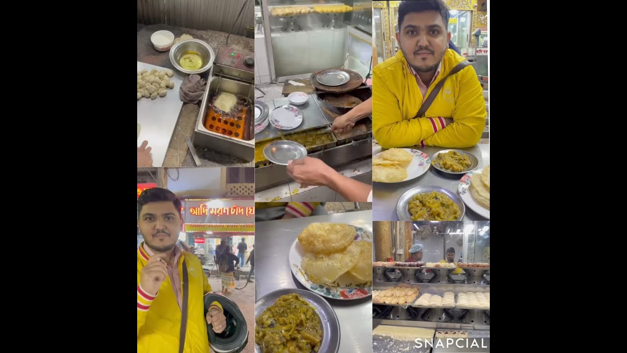 লুচি সবজি ভাজি খাবো ...!!