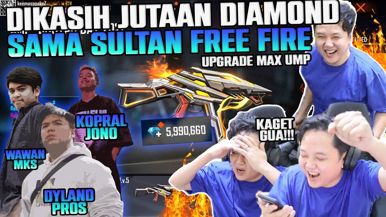 MINTA JUTAAN DIAMOND SAMA DYLAND PROS, KOPRAL JONO & WAWAN MKS - FREE FIRE INDONESIA