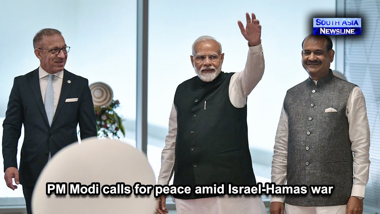 PM Modi calls for peace amid Israel-Hamas war
