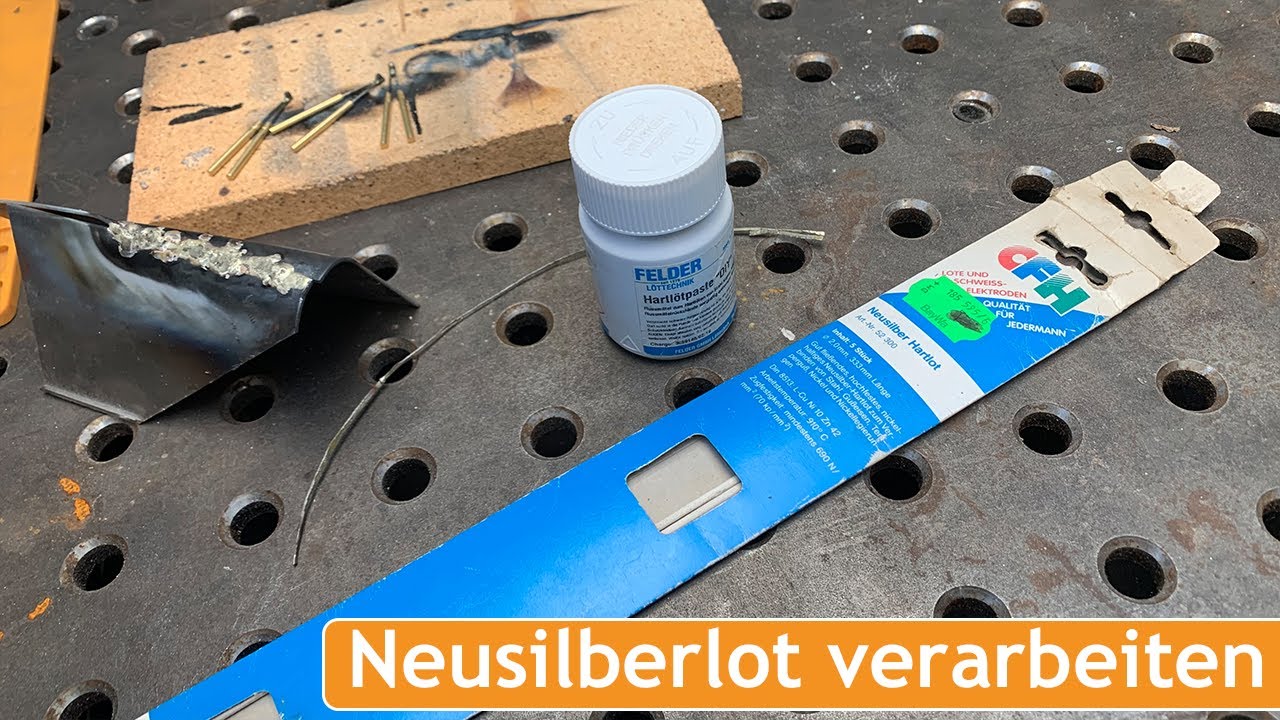 Neusilberlot richtig verarbeiten! Welches Lot für was? Wissenswertes zum Hartlöten mit Flussmittel