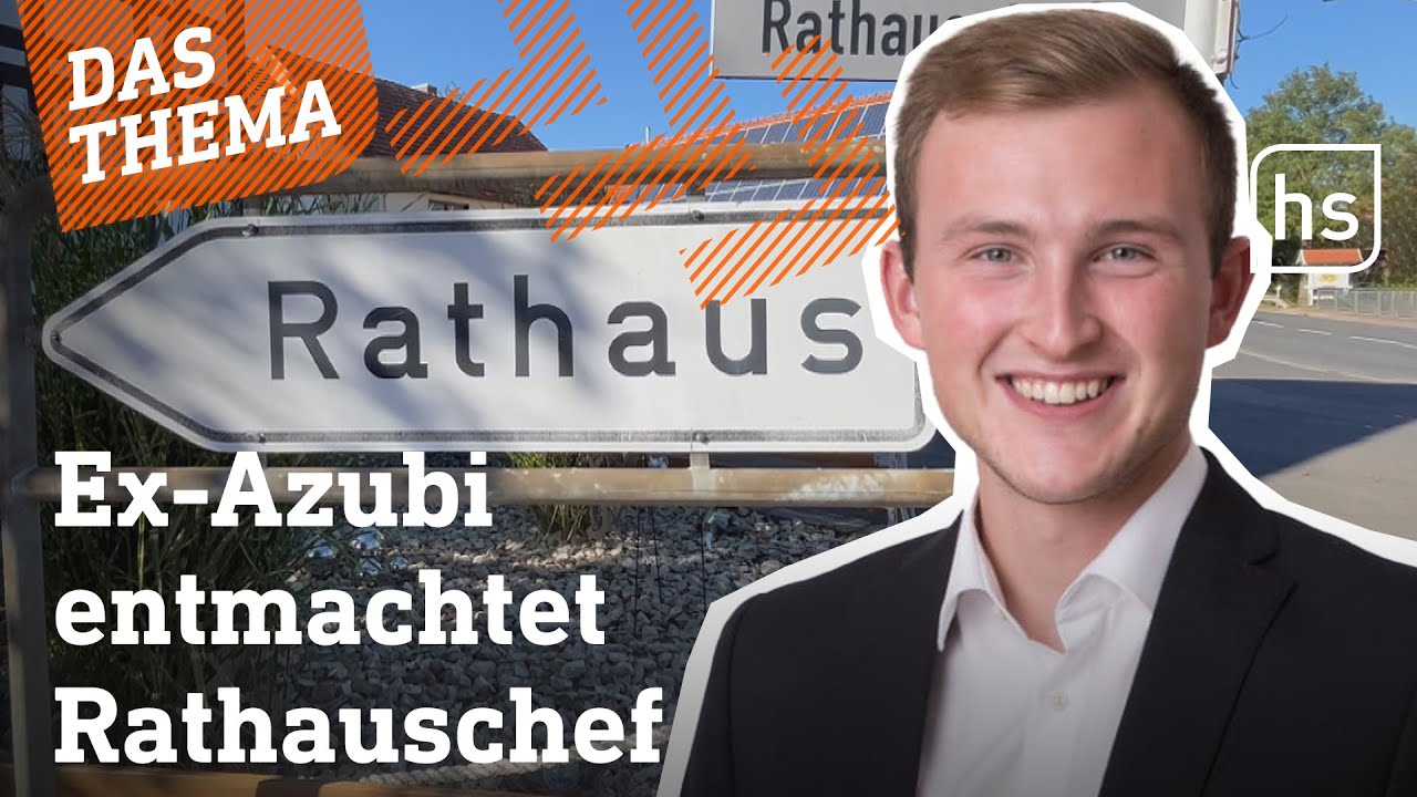 Lautertal: Lukas Becker (26) ist Deutschlands jüngster Bürgermeister I hessenschau DAS THEMA