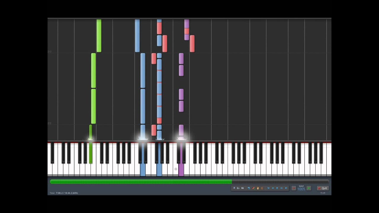 Avenged Sevenfold - Save Me Synthesia Piano