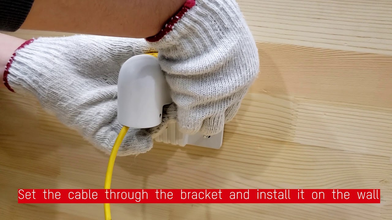 How to Install Wall Mount Bracket with Dome Camera