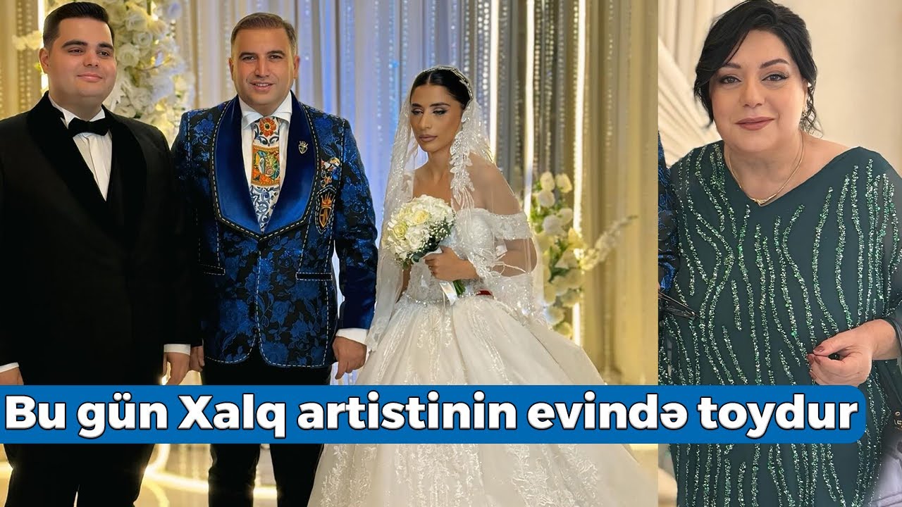 Xalq artisti Səidə Quliyevanın oğlunun toyundan görüntülər
