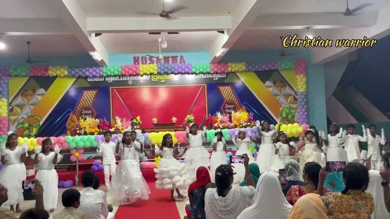 నీ విశ్వాస ఓడలో//HOSANNA MANDIR//Gudur//31st Night//kids//program#hosannaministries #hosannamandhir