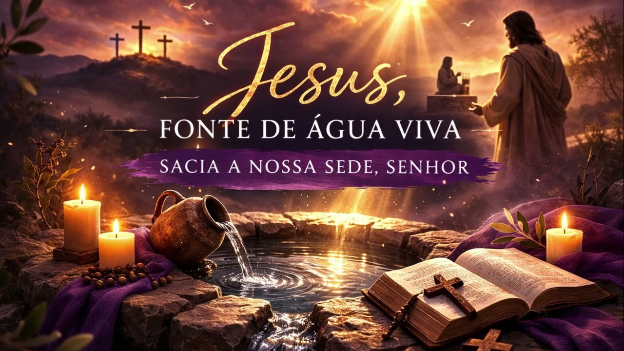 Jesus, fonte de água viva. - Refrão Orante 3º Domingo Quaresma (Ano A)