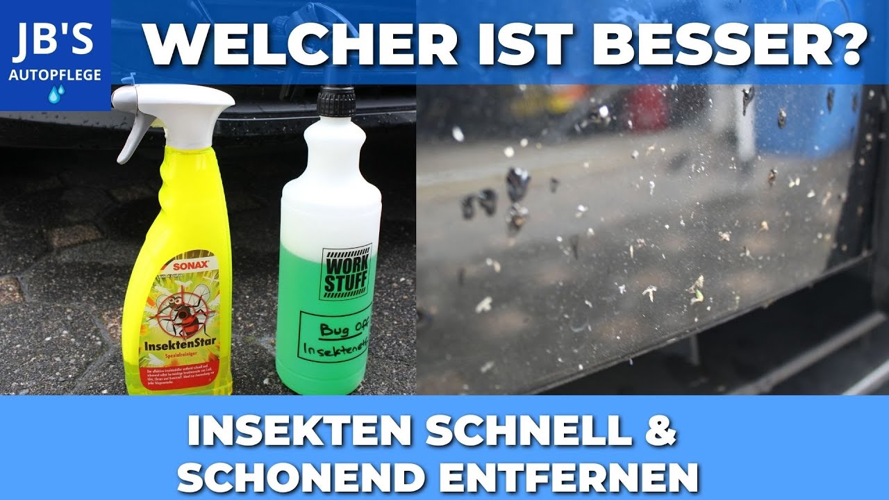 Insektenentferner im Test | Shiny Garage Bug Off vs. Sonax InsektenStar | JB's Autopflege
