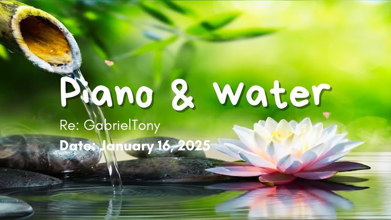 No Ads Relaxing Music for Meditation and Sleep - Bamboo Water Fountain, Relieve Stress & Depression