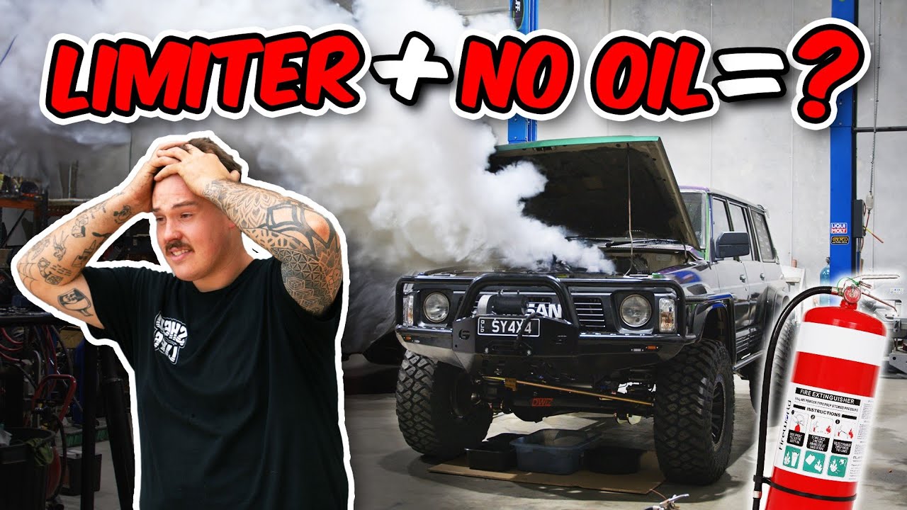 How long can your engine last on limiter with NO OIL?