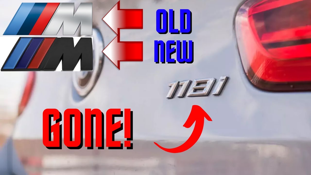 DEBADGING AND DECHROMING MY BMW 118i (F21)