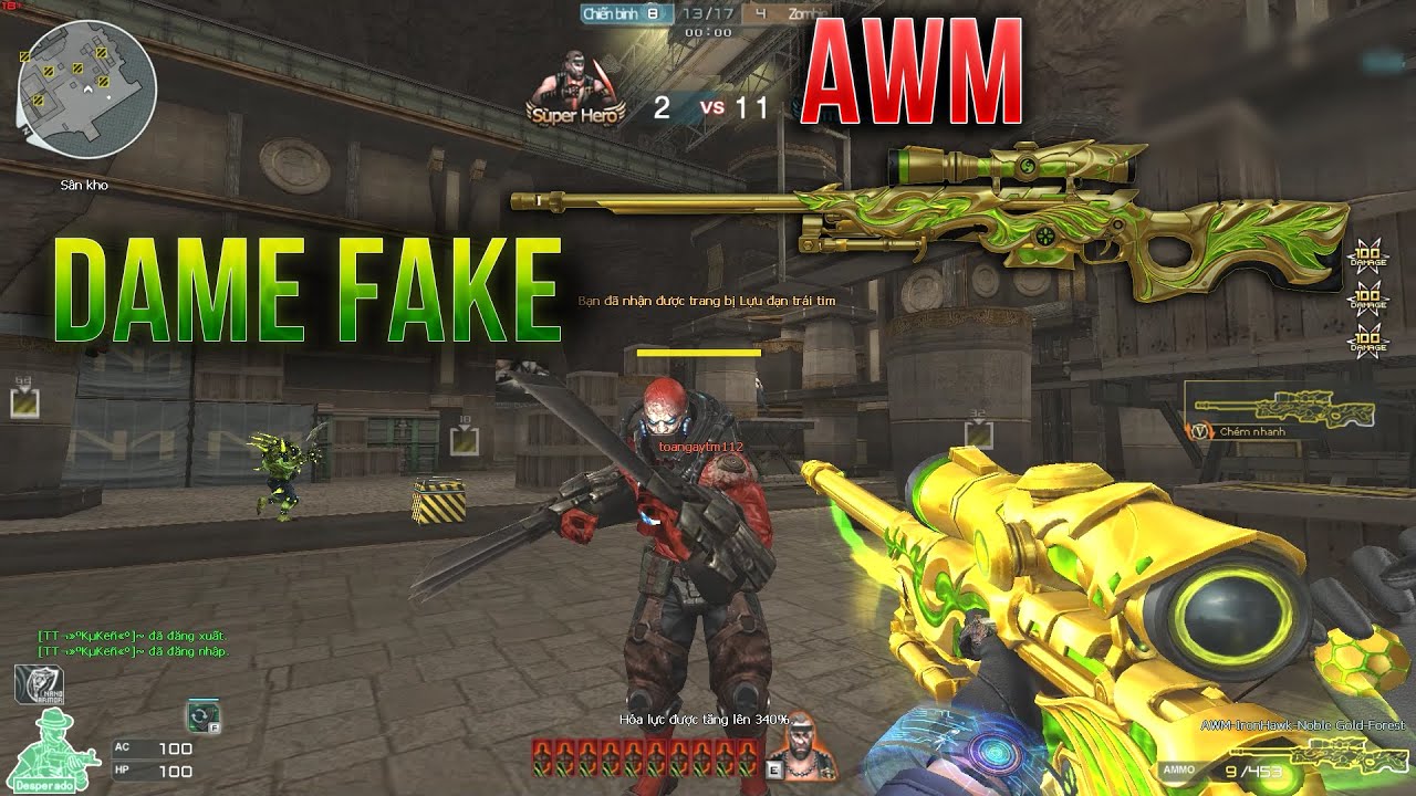 AWM VIP Xịn X&ograve; Đẹp Nhất CF - R&ugrave;a Ng&aacute;o