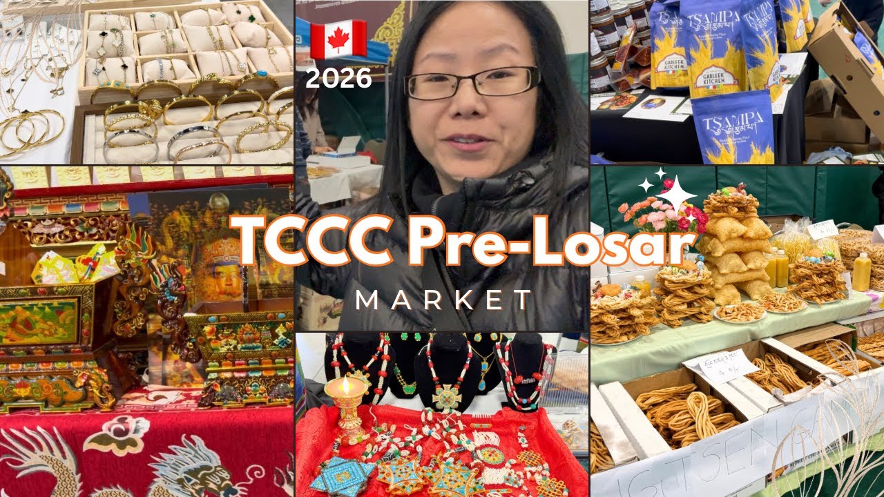 TCCC Pre-Losar Market || Tibetan || Toronto || Canada