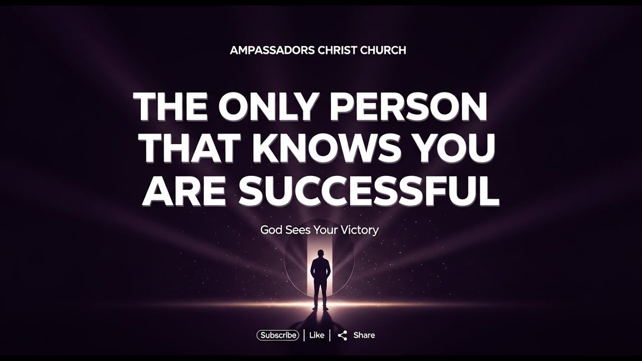 The Only Person That Knows You Are Successfull