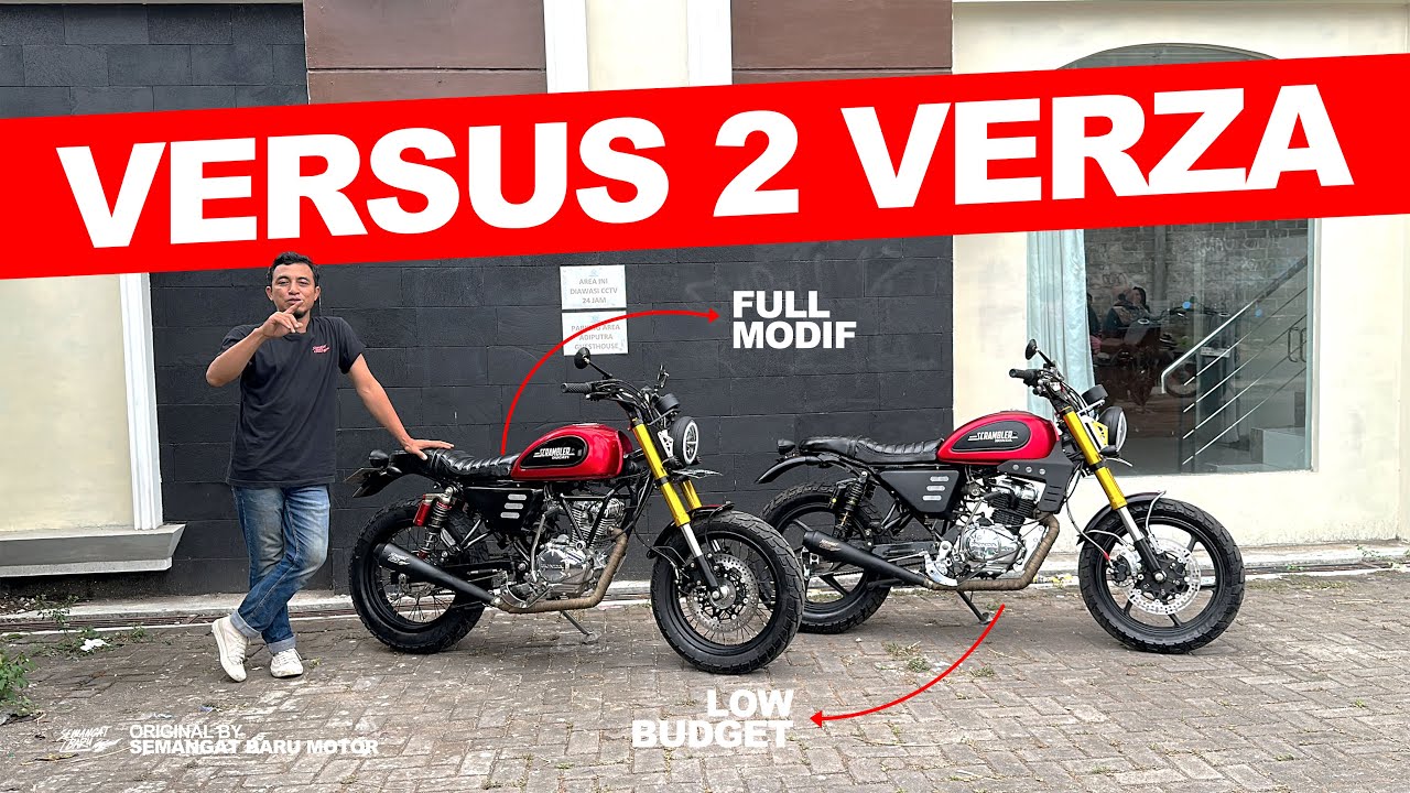 HONDA VERZA full custom VS HONDA VERZA lowbudget !!💸