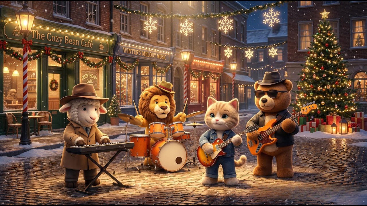 Silent Snow Christmas Animal Band — 24/7 Soft Chill Beats
