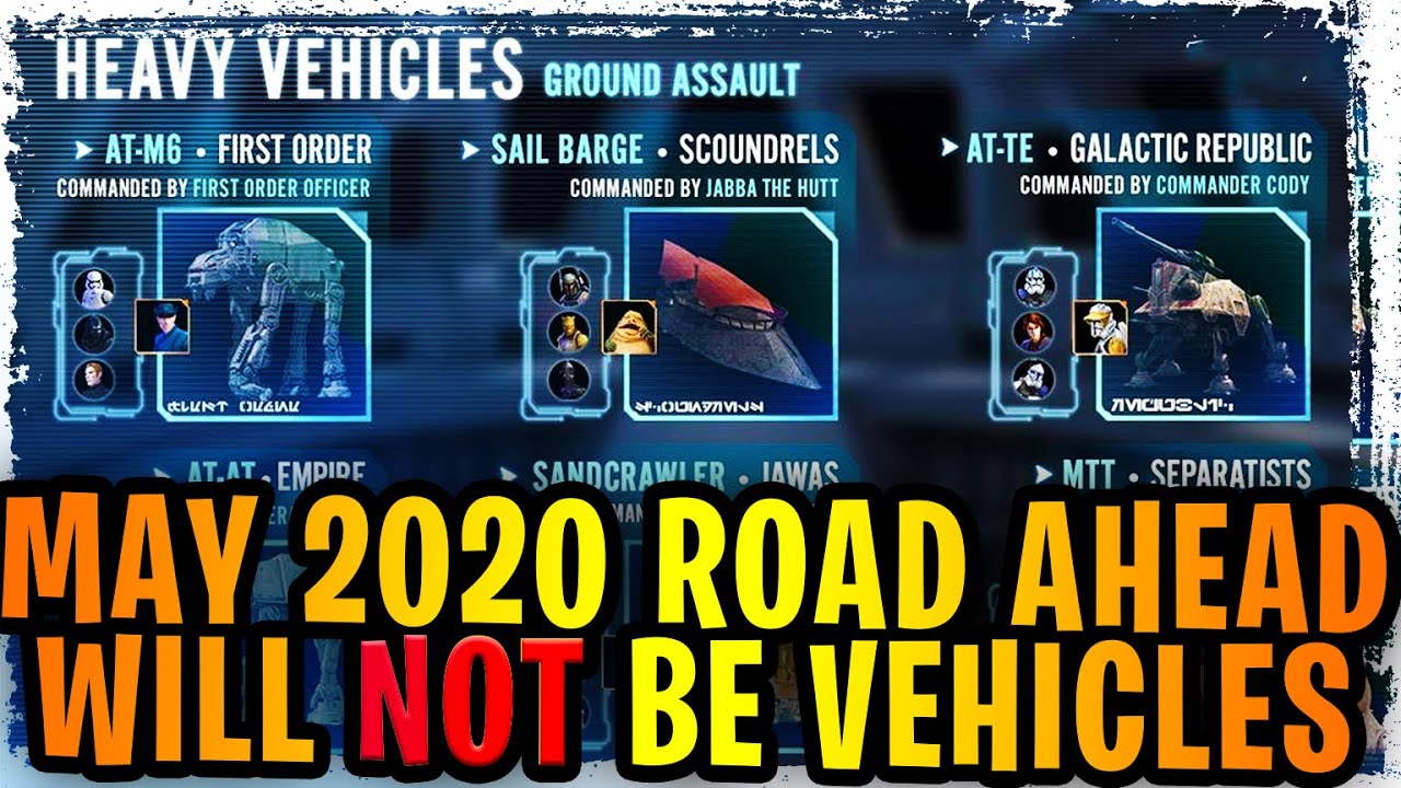 Get Ready for a Huge New Game Mode! May 2020 Road Ahead Likely Will NOT Be Vehicles in SWGoH!