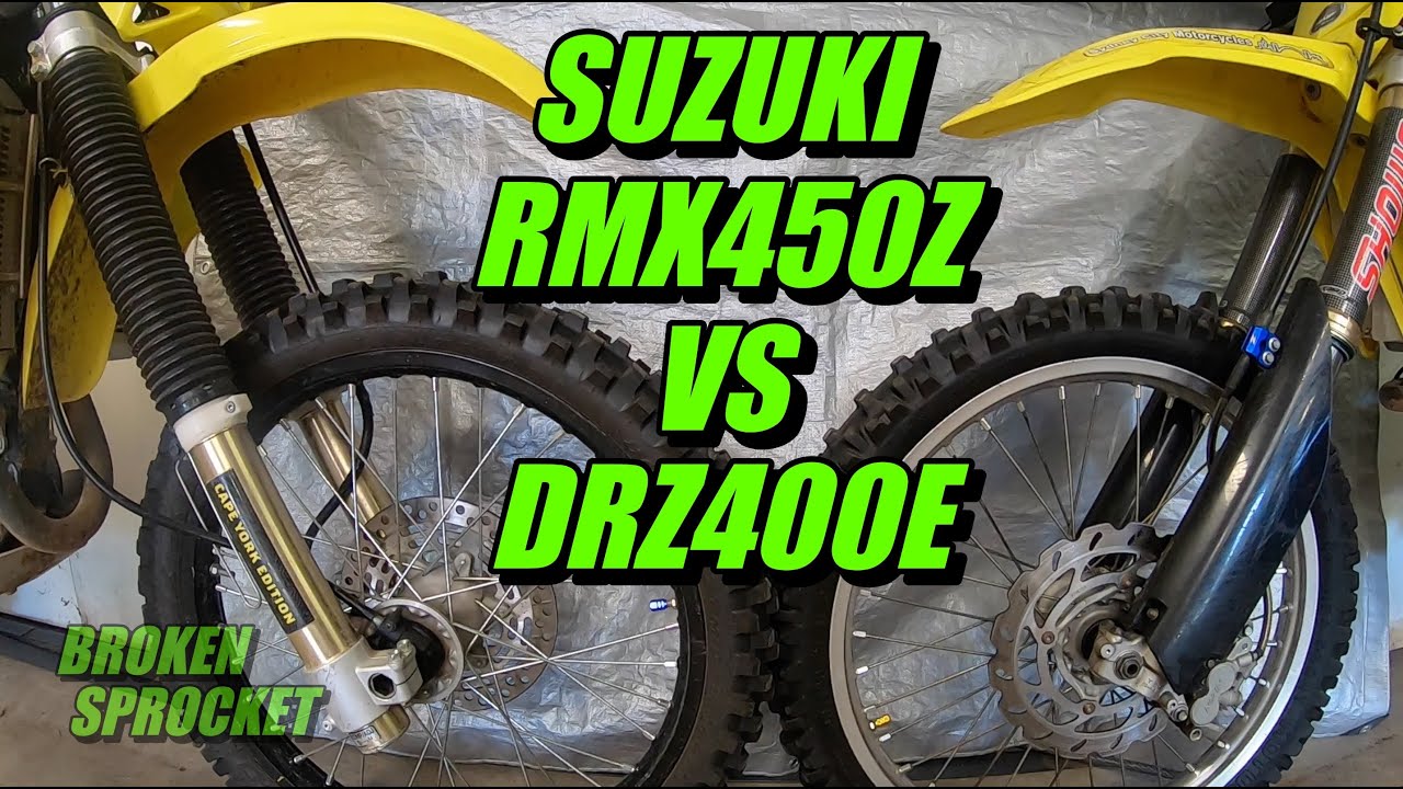 DRZ400 VS RMX450Z Comparison and Reviews