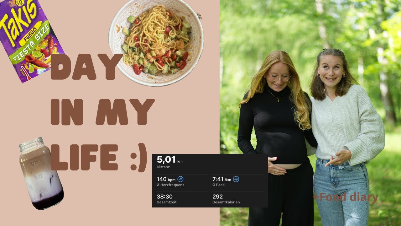 endlich wieder laufen nach 2 Wochen Krankheit!! Ein Tag in meinem Leben + Food Diary