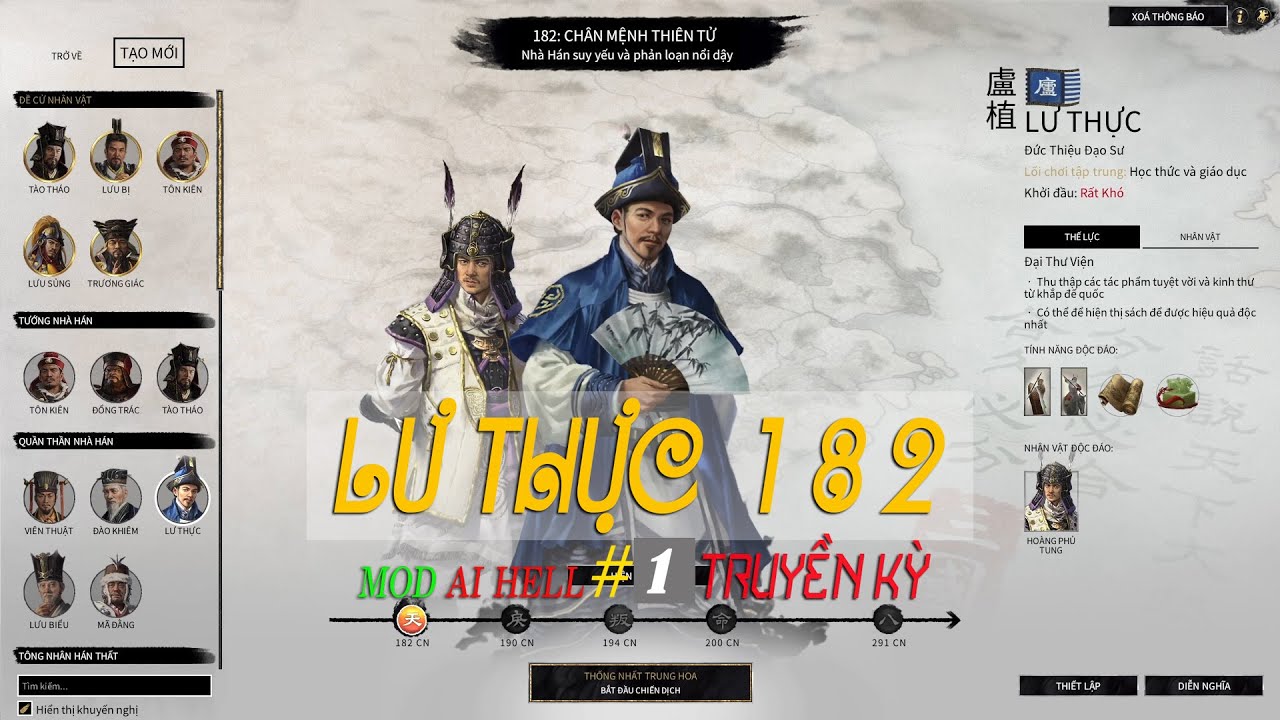 Total War THREE KINGDOMS LƯ THỰC TRUYỀN KỲ #1 DIỆT KHĂN V&Agrave;NG KẾT TH&Uacute;C CUỘC CHIẾN THI&Ecirc;N MỆNH