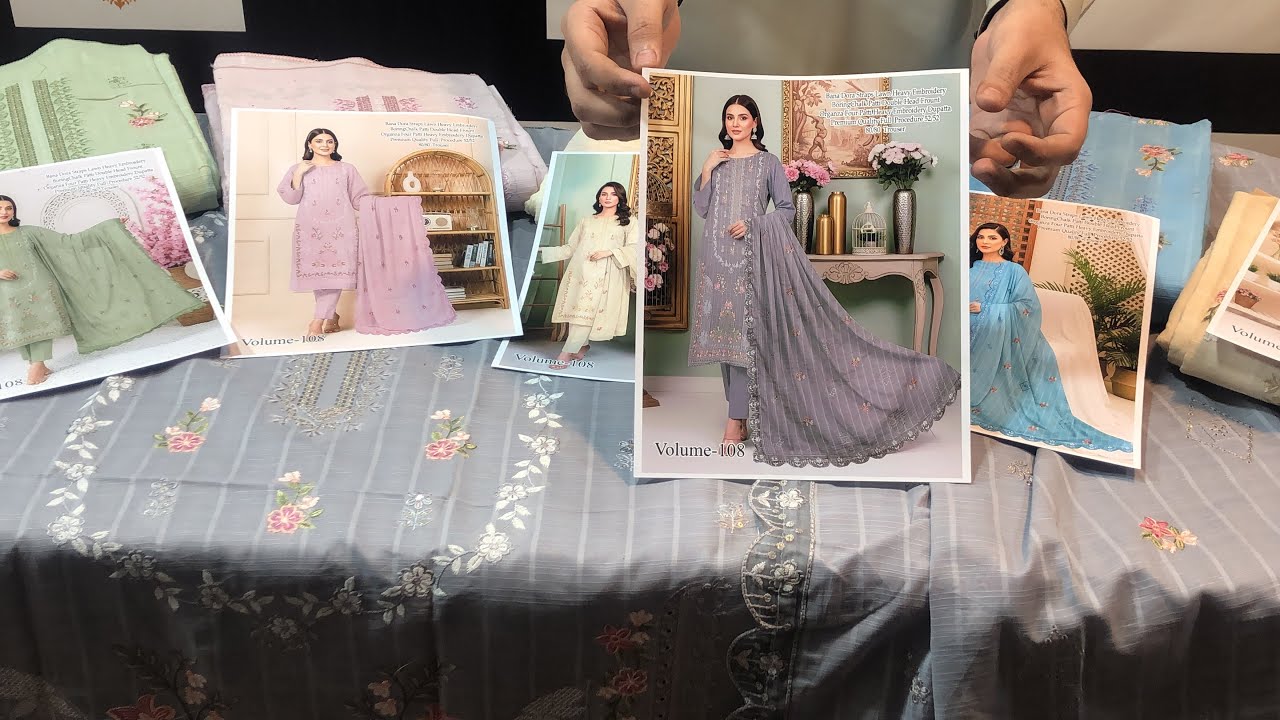 Eid Collection Vol 2😍| Luxury Embroidery Lawn 3pc | Super Wholsale Price 🥳