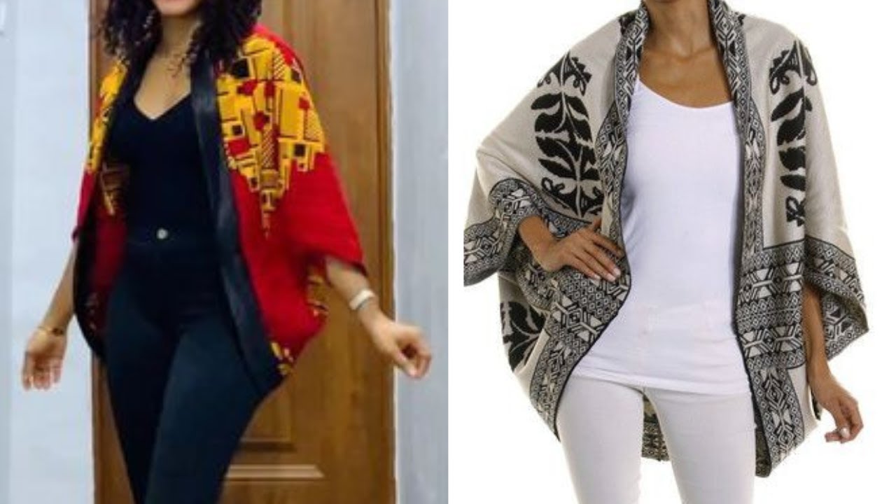 HOW TO CUT AND SEW A COCOON JACKET / TRIANGULAR SHAPED JACKET