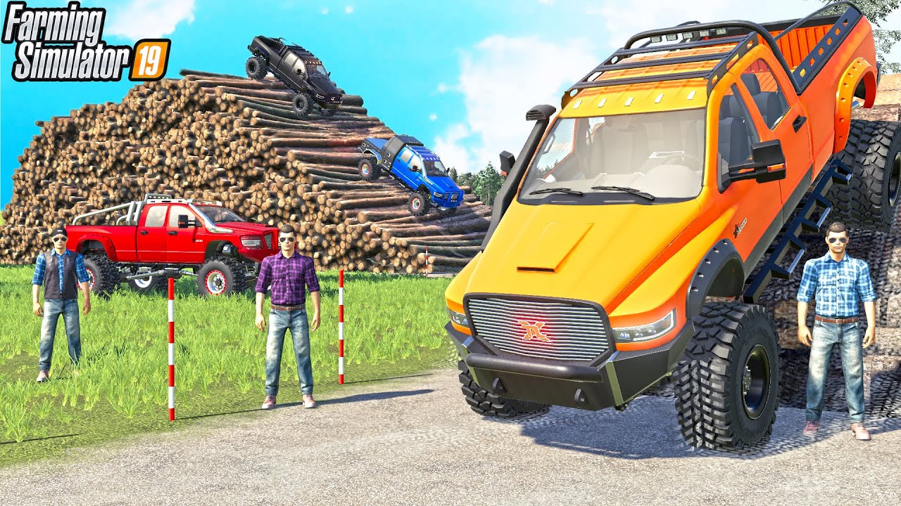 EXTREME OFFROAD COURSE (TLX 3500) | MUDDING + HILL CLIMBS | FARMING SIMULATOR 2019