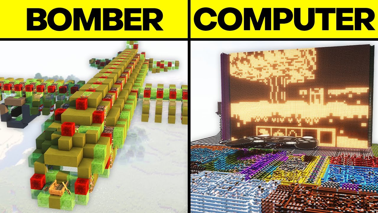 Die BESTEN REDSTONE-MASCHINEN, aller Zeiten...