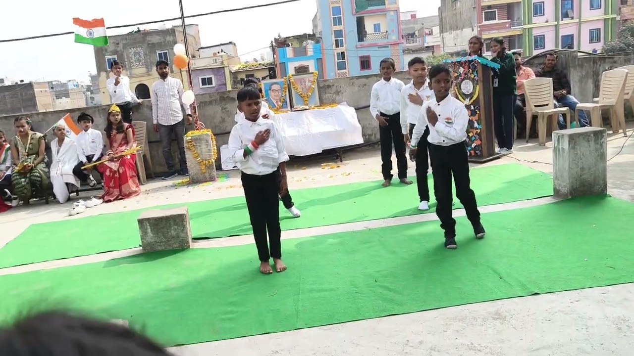 Best dance performance 💪 performed by class 3rd boys🧡🤍💚